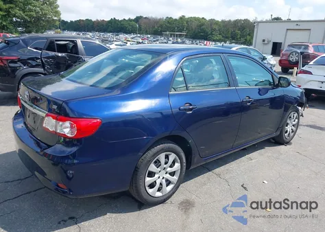 2013 Toyota Corolla Le из США, поврежденный, VIN 2T1BU4EE5DC117657